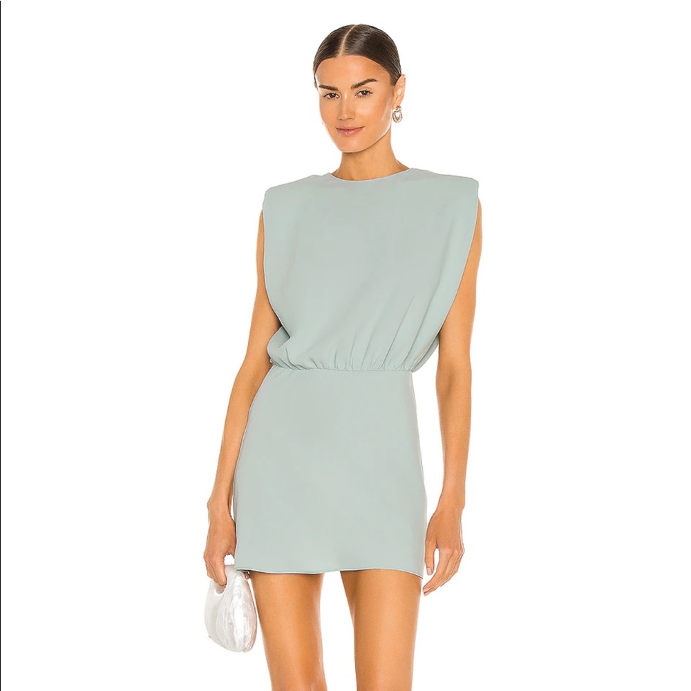 Amanda uprichard Kent mini dress in thyme